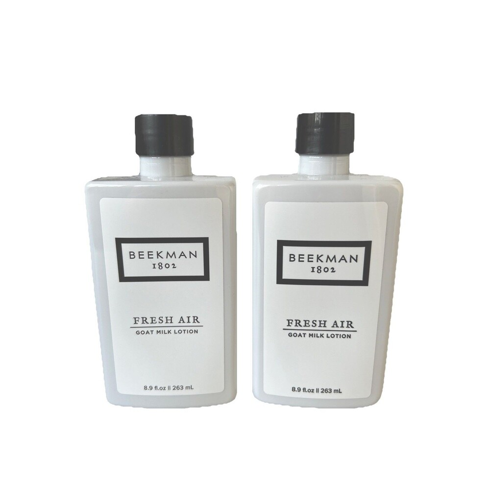 Beekman 1802 2 PACK Fresh Air Goat Milk Lotion  Sulfate Free 8.9 Fl oz/263ml NEW